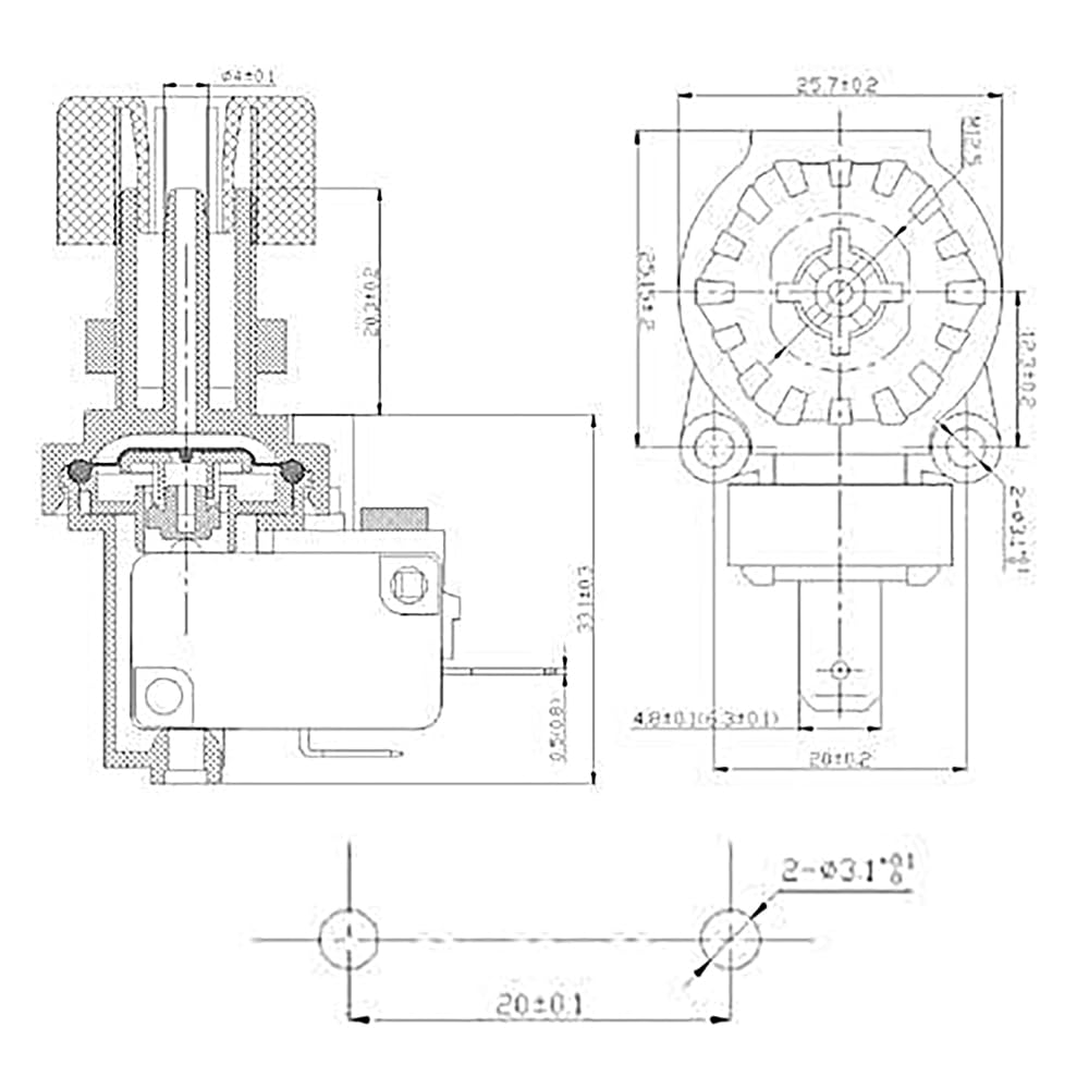 1 Set Pneumatic Switch for Garbage Disposal 16A On Off Push Button Switch for Bath Tub Spa Jetted Whirlpool Jet Set