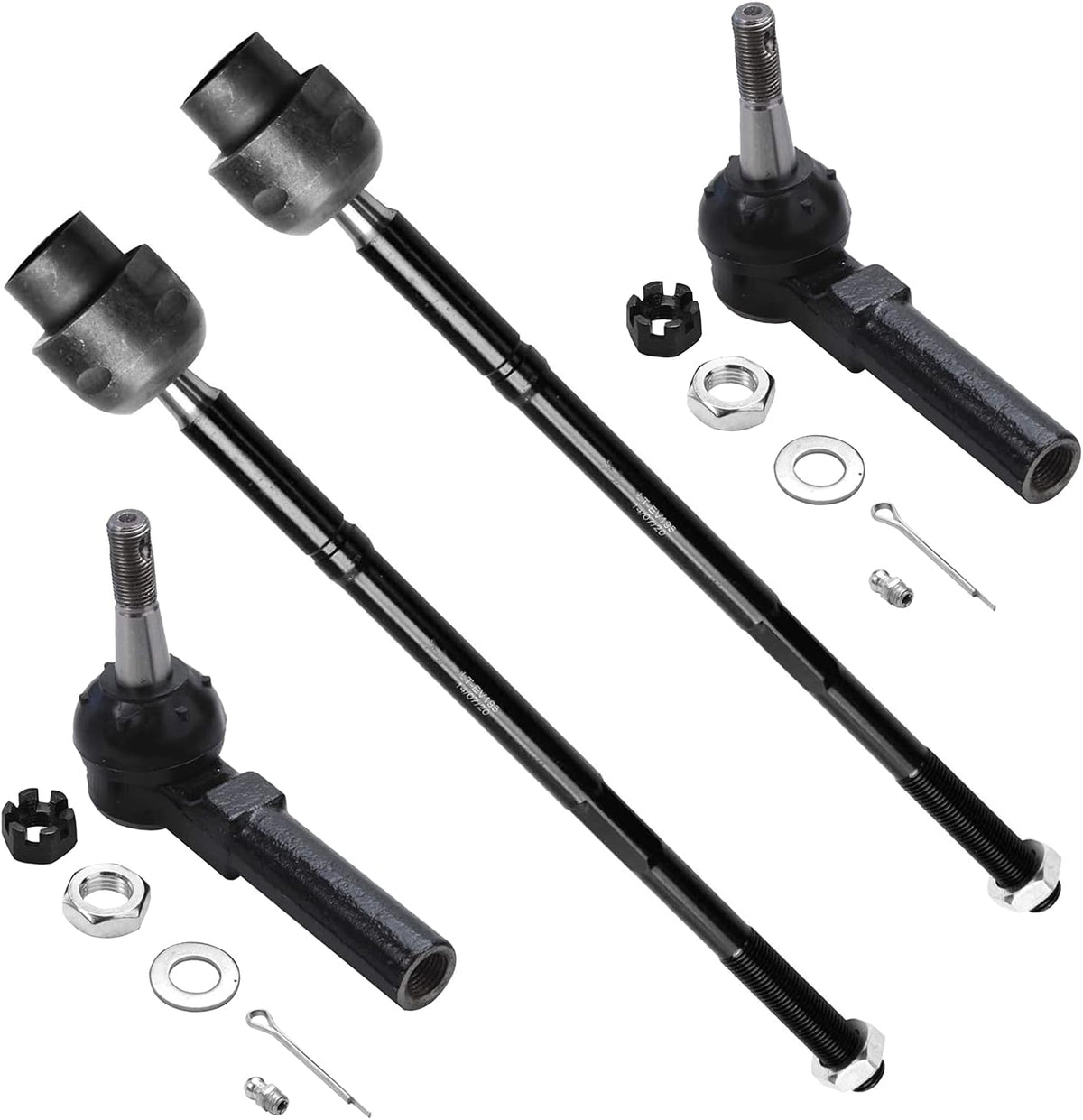 Detroit Axle - Front Outer & Inner Tie Rod Ends for Chevrolet Impala