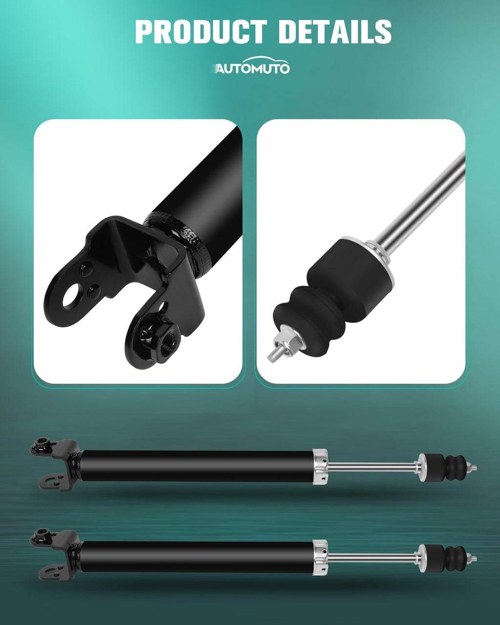 AUTOMUTO 2 Pcs Rear Struts Shock Absorbers Fit 2007-2015 for Nissan Altima