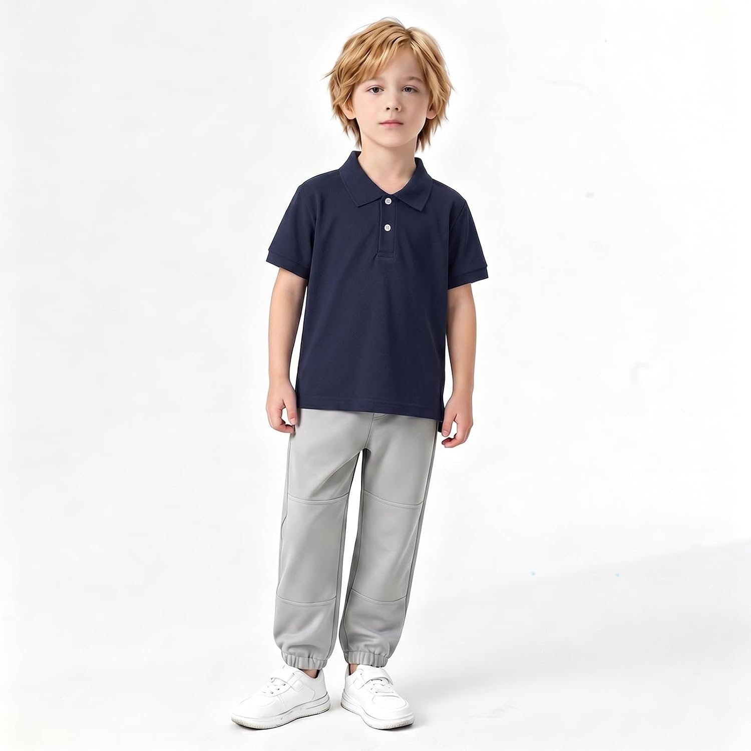 Pique Boys Polo Shirt Short Sleeve Golf Kids School Uniform Shirt Age 5-14Y | Polo Shirt for Boys,Daily Formal School