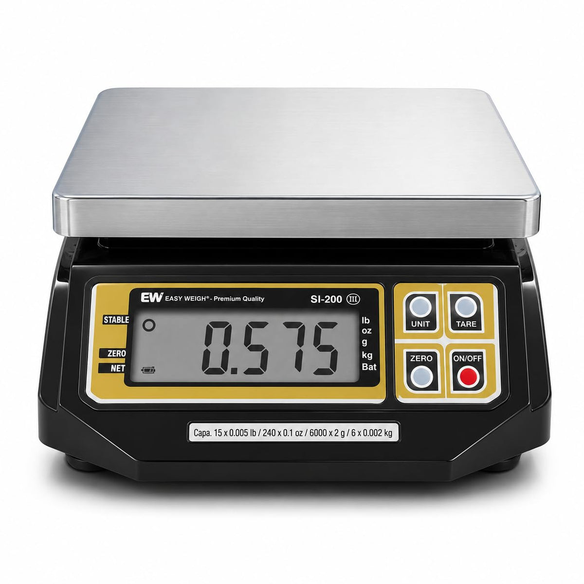 NTEP Certified Commercial Food Scale, Legal for Trade Portion Control SI Series Scale