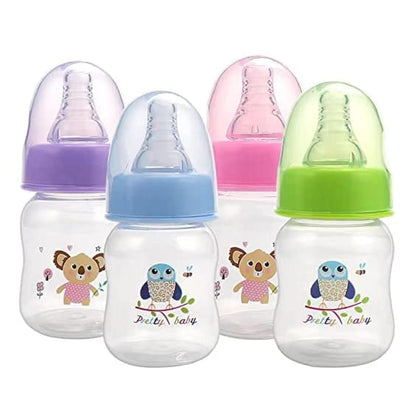 2oz (60ml) 4-Pack Anti-Colic Baby Bottles for Newborns, BPA-Free, Breastfeeding Transition, Vented for Gas & Colic