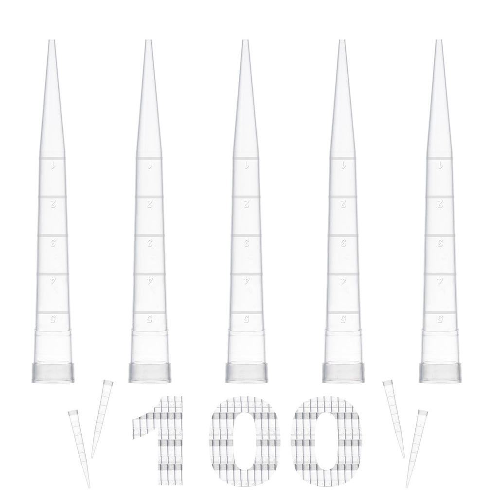 5ml Universal Pipette Tips, Autoclavable, Polypropylene, 100Pcs