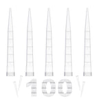 5ml Universal Pipette Tips, Autoclavable, Polypropylene, 100Pcs