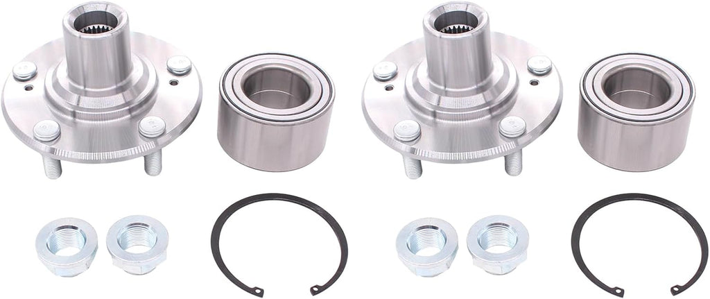 Front Wheel Hub & Bearing Set for Honda Civic 1.8L 1.3L L4