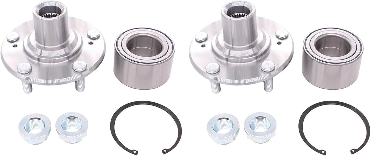 Front Wheel Hub & Bearing Set for Honda Civic 1.8L 1.3L L4