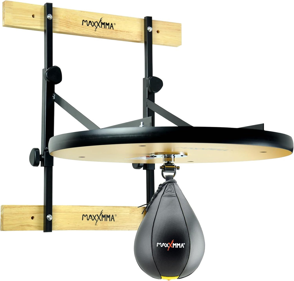 Speed Bag Platform Kit - Heavy Duty Boxing Training Equipment with Punching Ball, Adjustable Height for Home Fitness