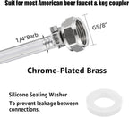 Draft Beer Line with Barb Connector, Beer tower Brewing Tubing Hose