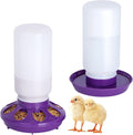 Chick Feeder and Waterer Set no Waste Chicken Water Dispenser 1L Chicken Water Feeder Poultry Waterer Baby Chick