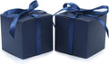 100pcs Small Gift Boxes, 2x2x2 in Paper Gift Boxes with Ribbons