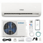 24000 BTU Mini Split AC/Heating System, 17 SEER2 208/230V