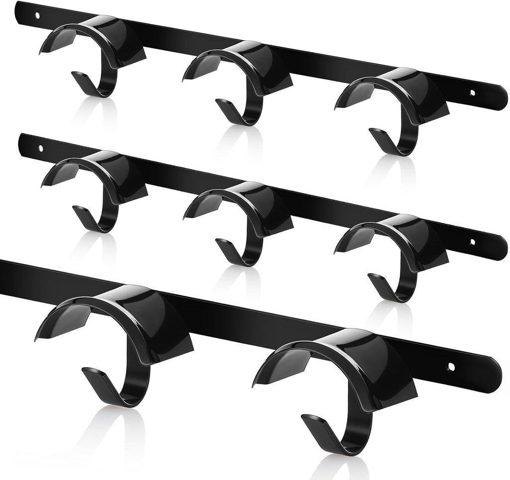 2 Pcs Bridle Rack for Horse Wall Mount, Horse Tack Bulk, Three Hooks
