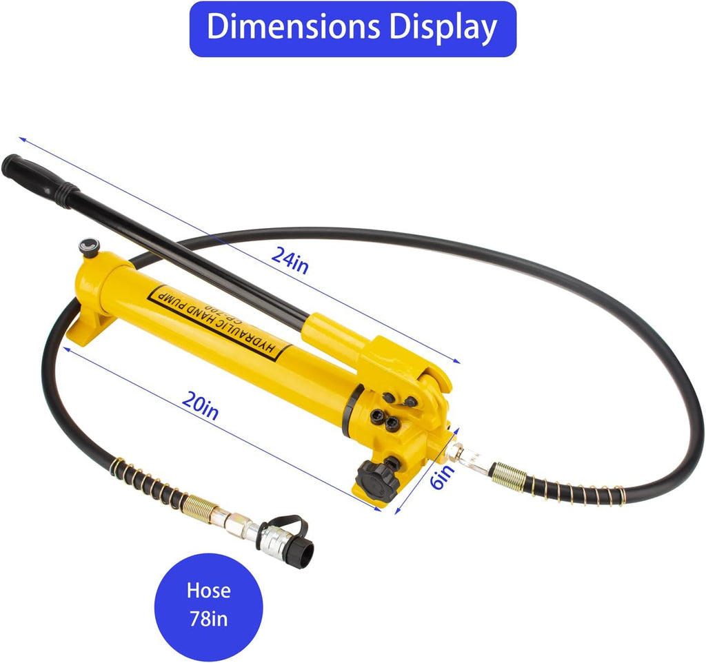 CP-700 Hydraulic Hand Power Pump with 10000psi Max Pressure Output