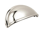 10 Pack 3" Cup Pulls Polished Nickel Drawer Pull