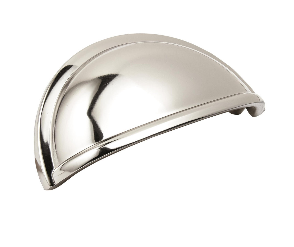 10 Pack 3" Cup Pulls Polished Nickel Drawer Pull