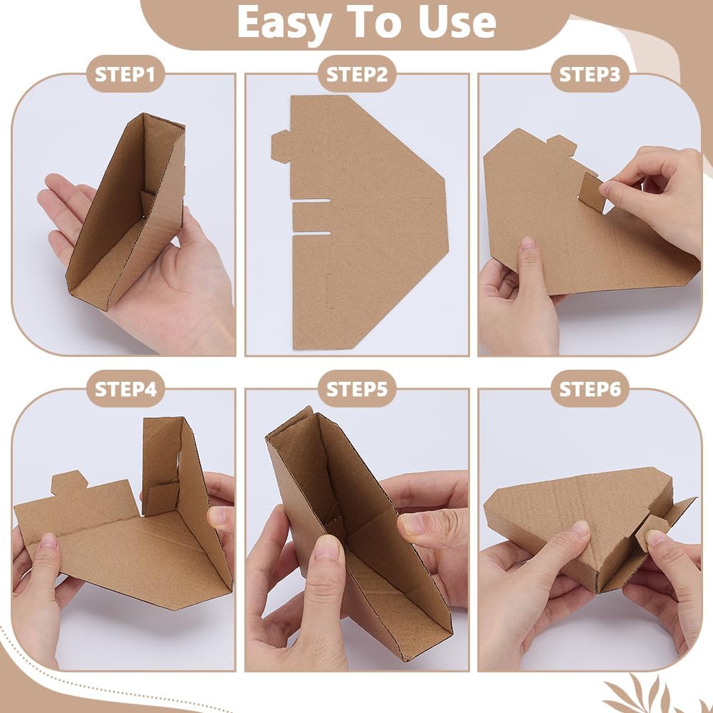 100Pcs Picture Frame Corner Protectors, Fit 1.2" Frames Adjustable Cardboard Guards for Moving Supplies Cardboard