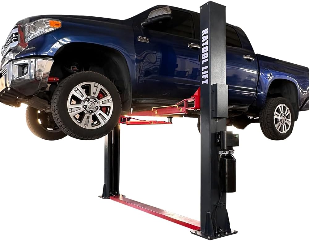 2 Post Lift 4.0HP 12000lbs Single Point Lock Release Car Lift Automotive Lift Truck Hoist 2 Post Car Lift for Repair