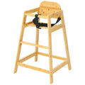 2026 Bamboo High Chair for Baby and Toddler Restaurant, Style Stackable