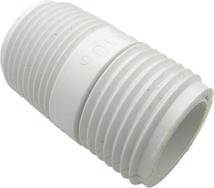 LASCO 15-1633 PVC Hose Adapter with 3/4-Inch Male Hose Thread and 3/4-Inch Male Pipe Thread, White