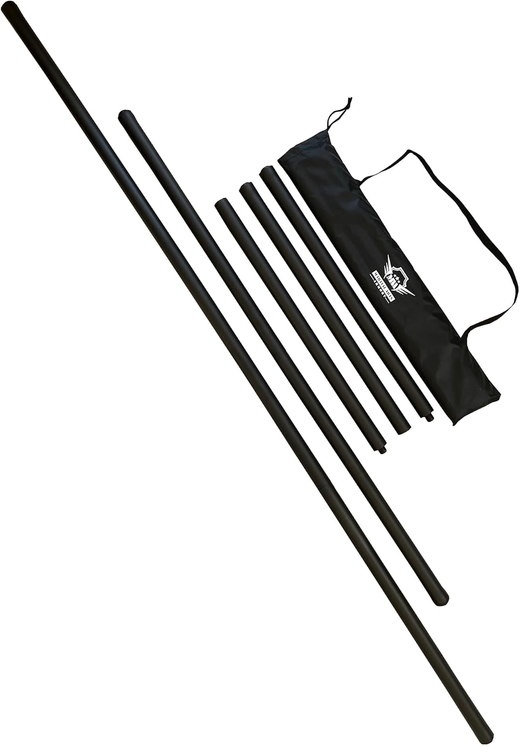 Collapsible Bo Staff, 4ft and 6ft Foam Padded Training Staff for Safe Practice with Carry Bag and Shoulder Strap