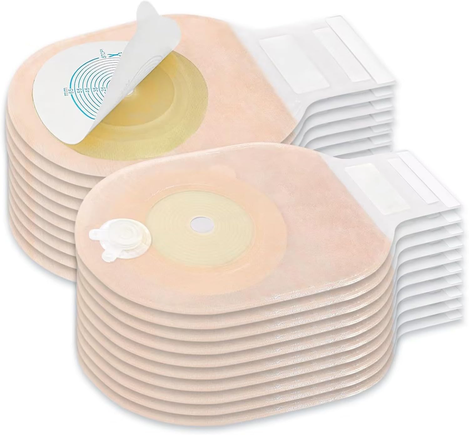 One Piece Colostomy Bags,20-65mm Cut-to-Fit,A001-4(20PCS)