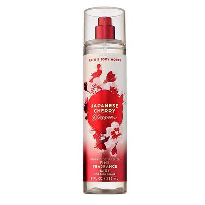 Japanese Cherry Blossom Fine Fragrance Mist, Body Spray & Perfume for Women, Long-Lasting Personal Fragrance, Iconic