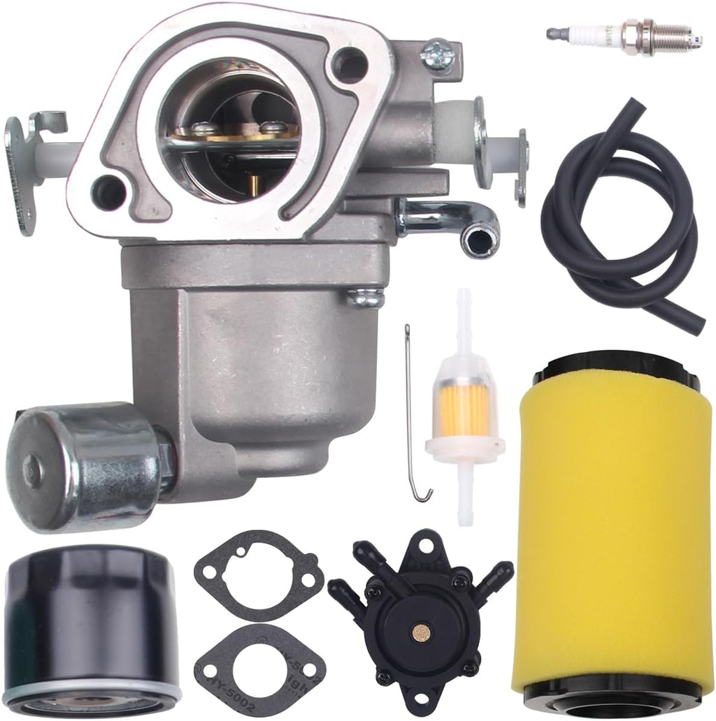 New Carburetor Carb Kit With Air Filter Fuel Pump Compatible With John Deere Z255 Z315E Z335E Z335M Z345M Z345R Z355E