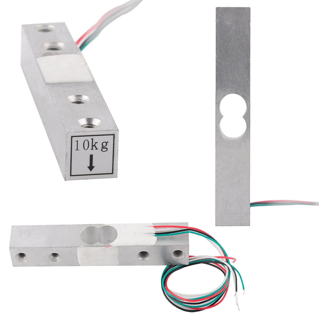 2sets 5kg Load Cell Weight Sensor + HX711 Load Cell Amplifier Module Weighing Sensor Dual-Channel 24 Bit Precision A/D Module