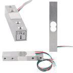 2sets 5kg Load Cell Weight Sensor + HX711 Load Cell Amplifier Module Weighing Sensor Dual-Channel 24 Bit Precision A/D Module