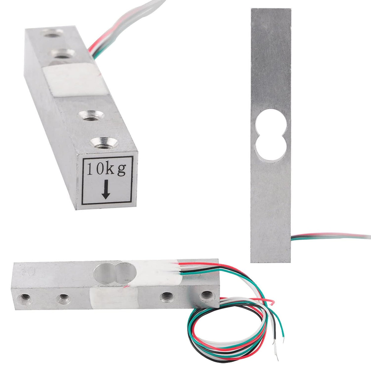 2sets 5kg Load Cell Weight Sensor + HX711 Load Cell Amplifier Module Weighing Sensor Dual-Channel 24 Bit Precision A/D Module