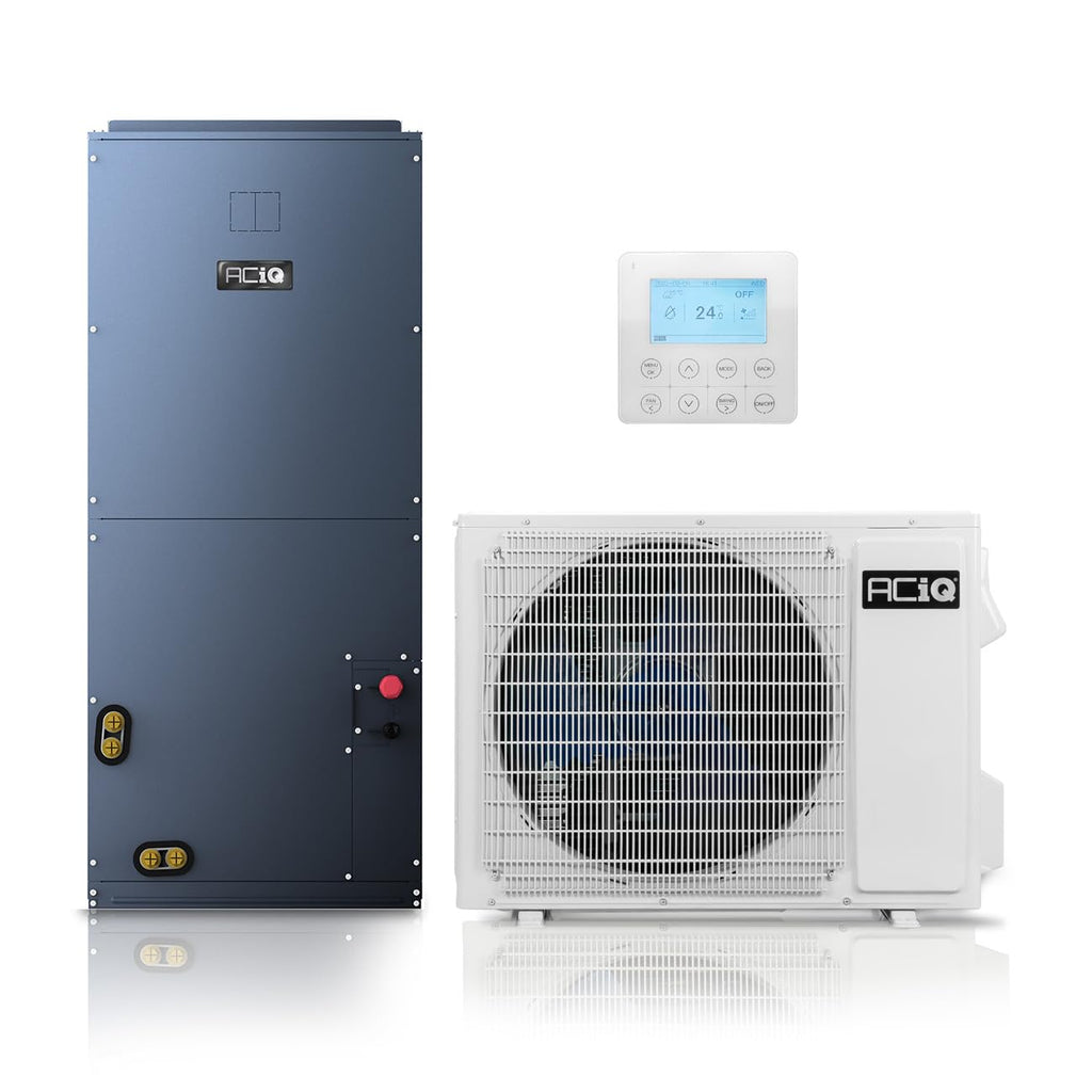 Essentials 2 Ton 17 SEER2 Central AC Heat Pump System, 10kW, Thermo