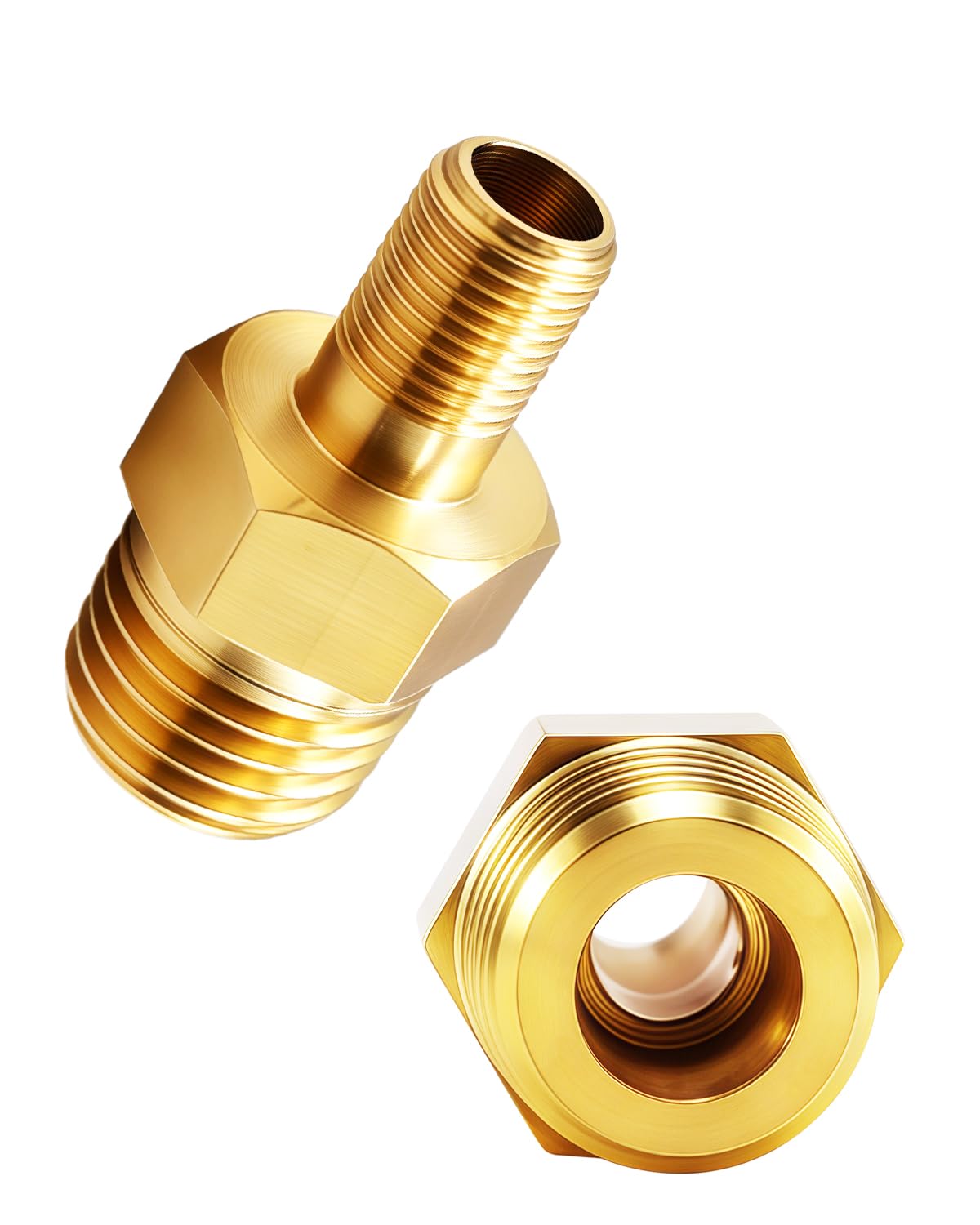 GODESON Schrader Valve Adapter 1/4" NPT 2-Pack