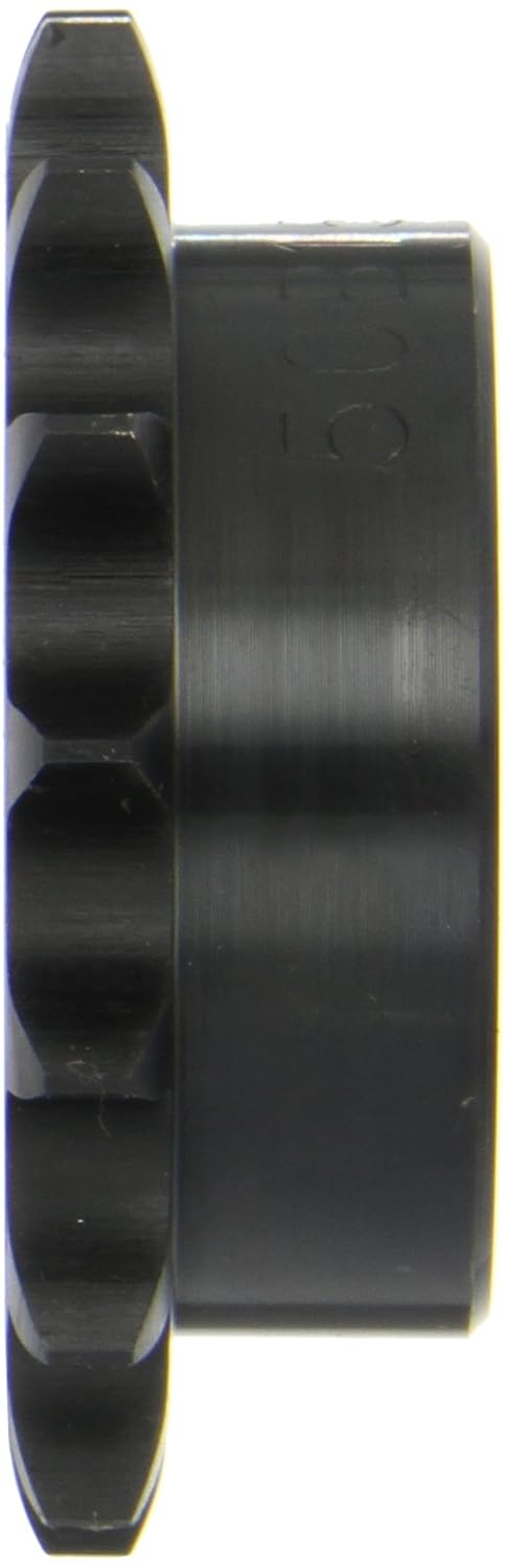 Browning 50B15 Minimum Bore Roller Chain Sprocket, Single Strand, Steel, 5/8" Stocked Bore, 15 Teeth