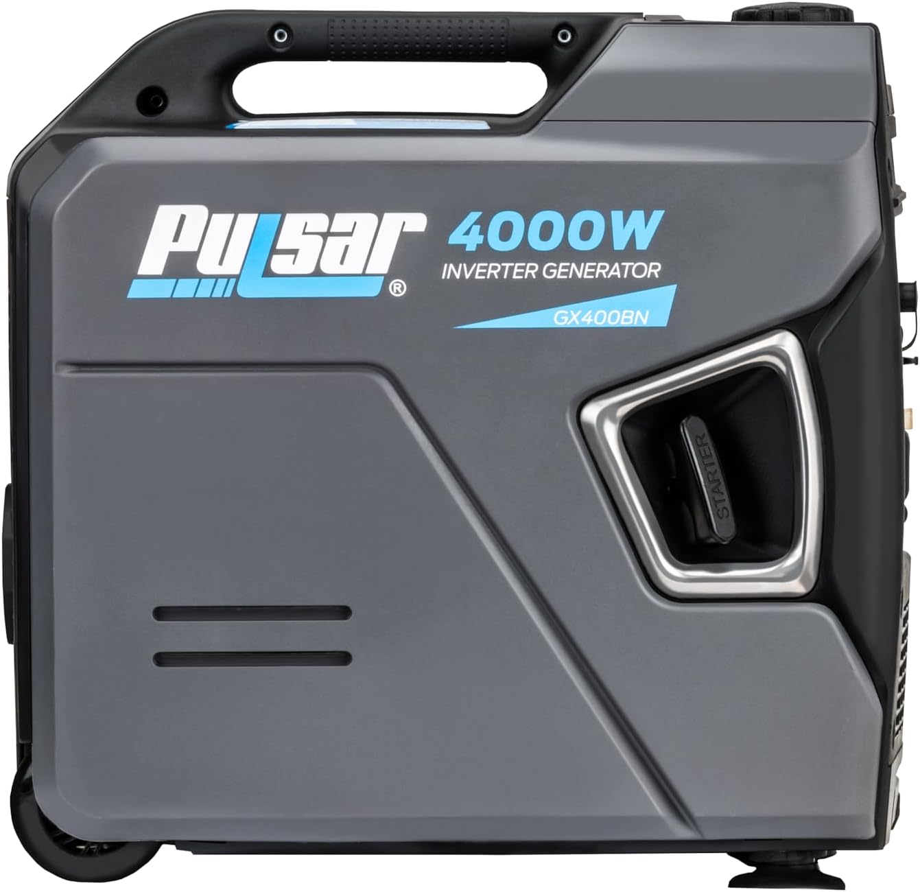Products GX400BN, 4000W Portable Ultra-Quiet Dual Fuel & Parallel Capability, RV-Ready, Handle & Wheels, with CO