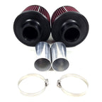 High Flow Twin Cone Air Filter Intake For BMW E82 E88 E89 E90 E91 E92 E93 OEM Inlet 335i 535i N54 3.0 (red)