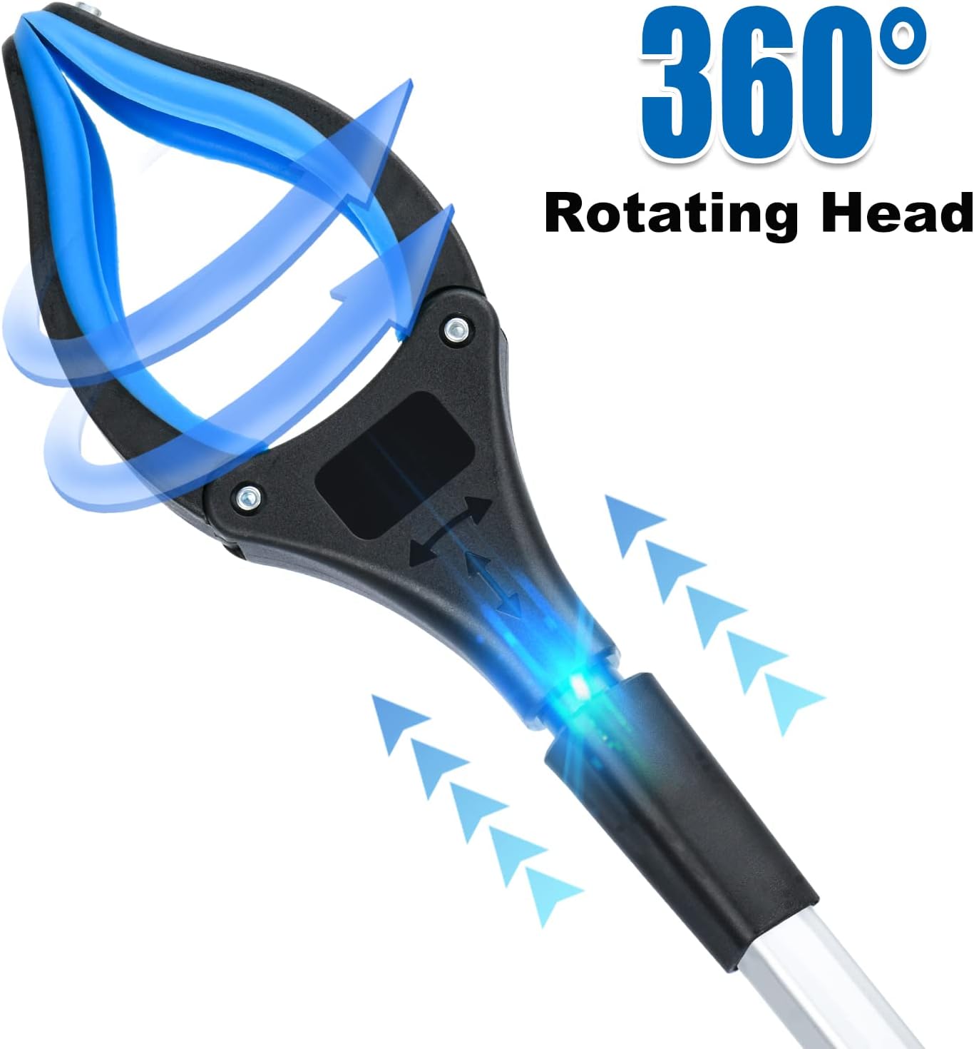 2-Pack Grabber Reacher Tool,32 Inch Foldable Reacher Grabber Pickup Tool with Strong Grip Magnetic,360°Rotating