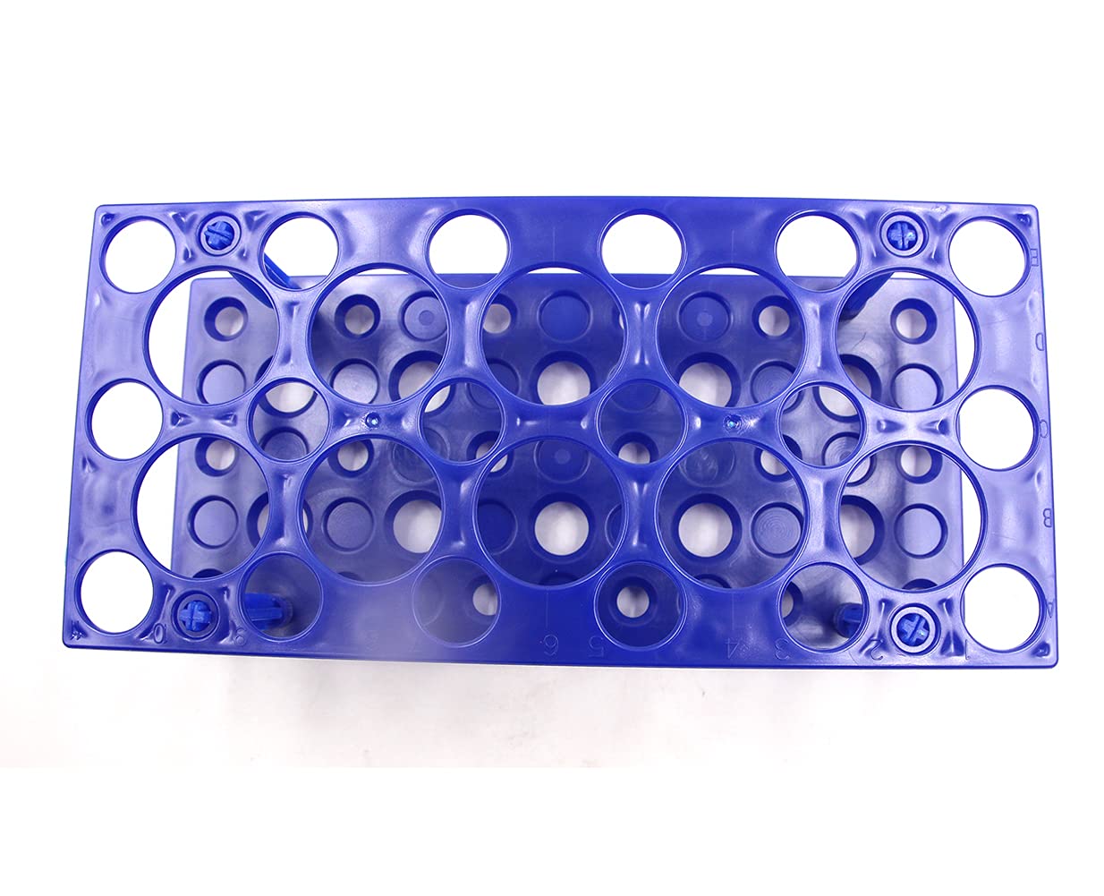 28-Well Plastic Centrifuge Tube Rack Detachable Tub Racks Used for 10ml, 15ml,50ml Centrifuge Tube
