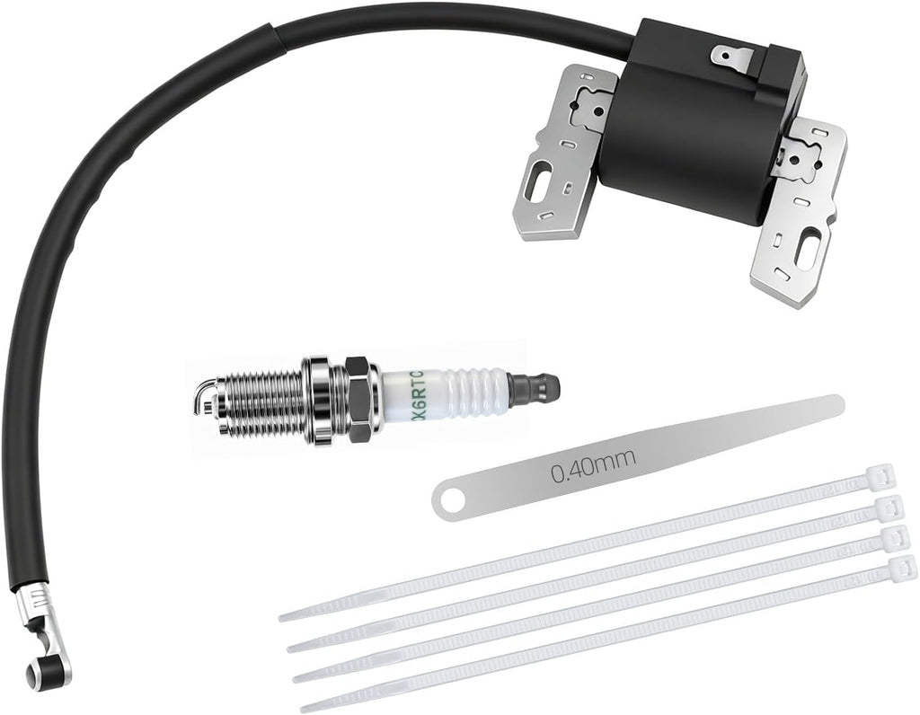 590454 Ignition Coil and Spark Plug Kit for Briggs and Stratton 590454 802574 Magneto Armature, Compatible with Toro