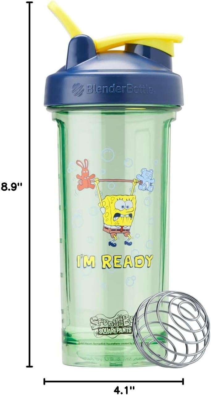 SpongeBob ProSeries Tritan Shaker Bottle 28 oz Blue