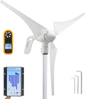 Wind Turbine Generator 12V 400W with a 30A Hybrid Charge Controller. As Solar and Wind Charge Controller which can