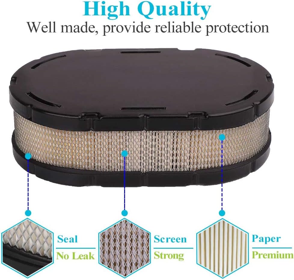 HOODELL KH-32-883-09-S1 Air Filter Fit Kohler KT745 KT740 KT735 KT730 KT725 KT715 Engine Cub Cadet XT1 XT2 Lawn Mower, Premium 32 083 09-S Air Filter