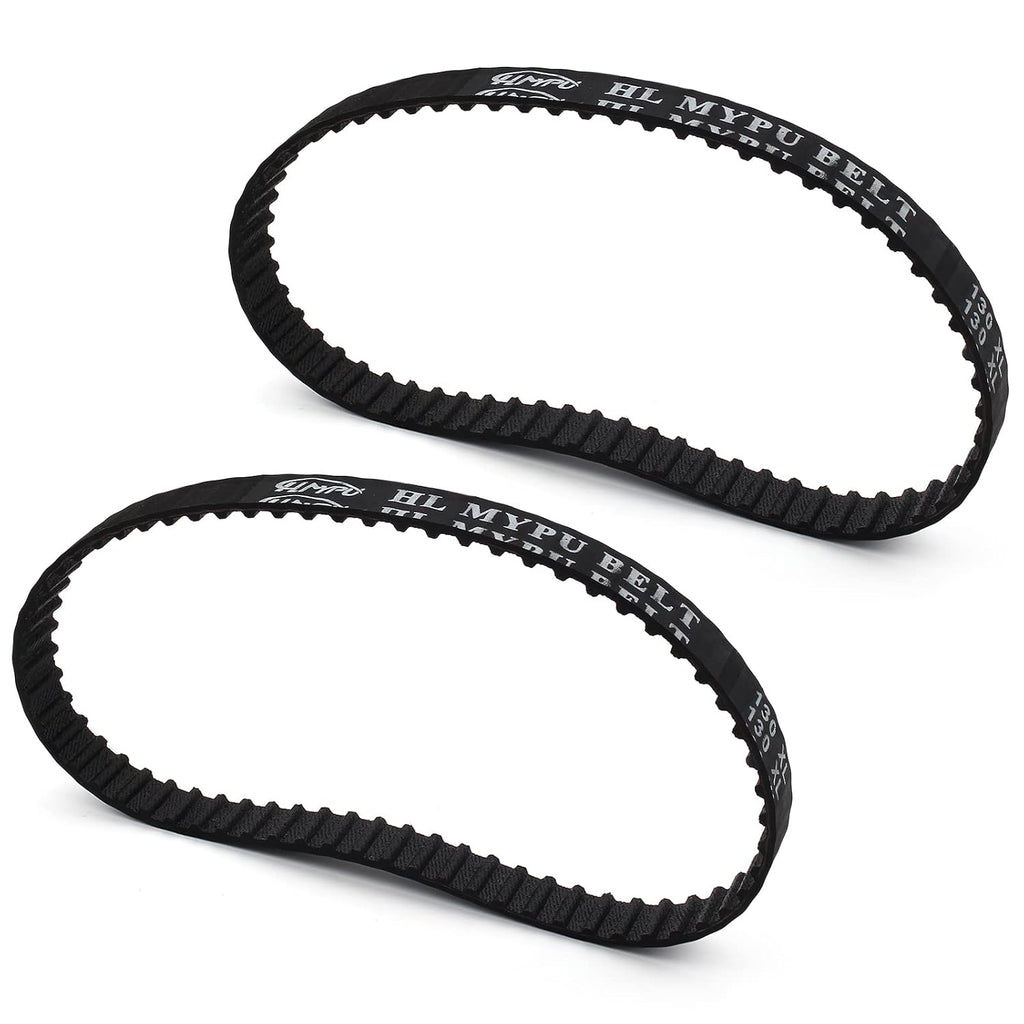 130XL Timing Belt, 2pcs, 10mm Width, Rubber Drive Belt