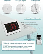 Restaurant Pager System 1200+Ft with 15 Portable Waterproof Buttons