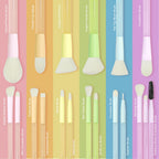 18Pcs Candy‑Colored and Soft Touch Makeup Brush Set