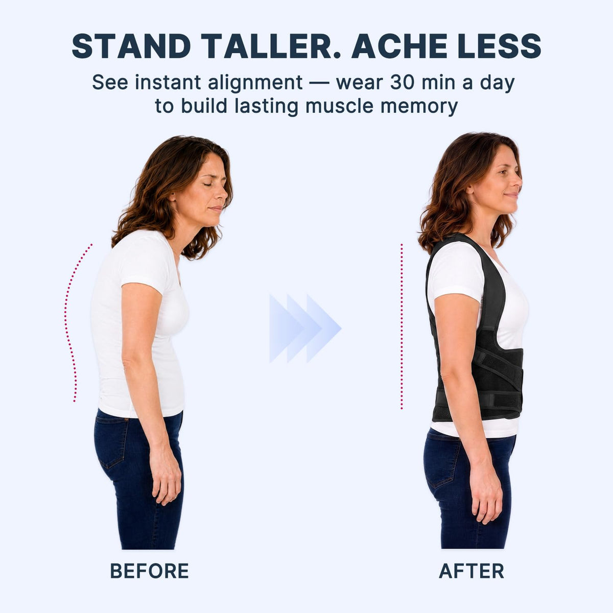 Posture Corrector for Women & Men, Back Shoulder Support Brace