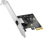 Cudy 2.5G PCIe Ethernet Network Card Low-Profile with WOL Support, PE25