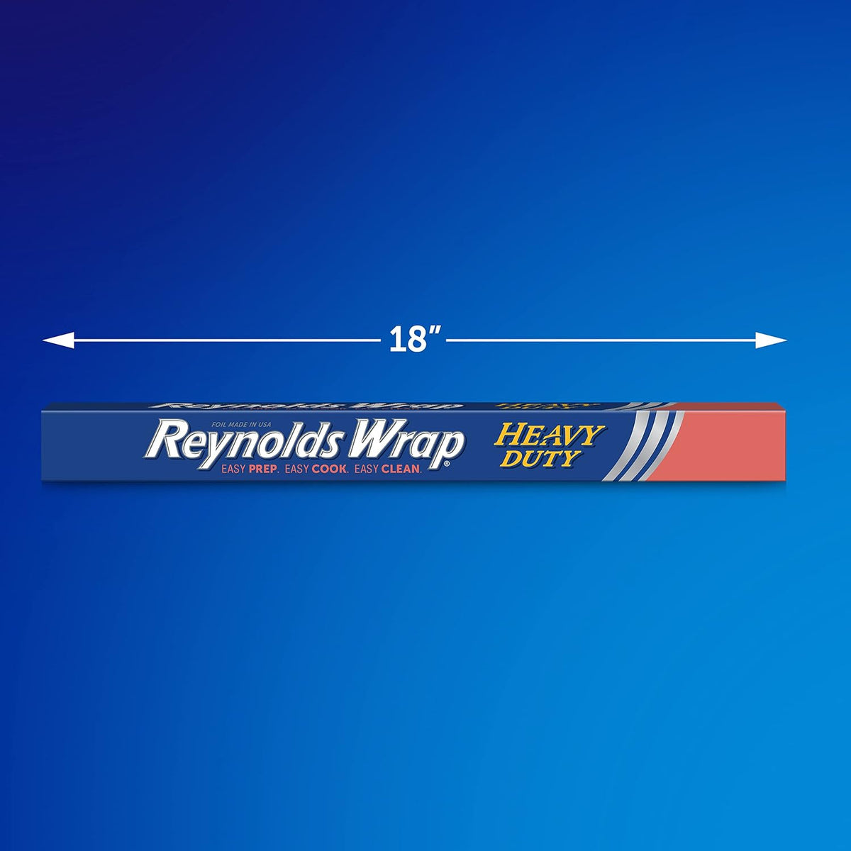Wrap Heavy Duty Aluminum Foil, 18 Inch Width, 75 Square Feet