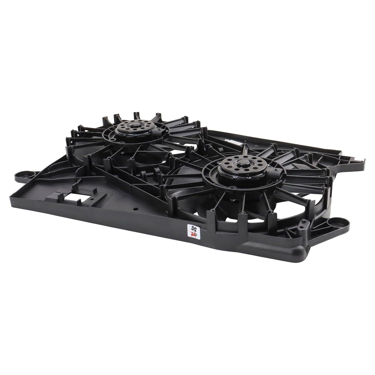 TRQ Dual Radiator & Condenser Fan Assembly