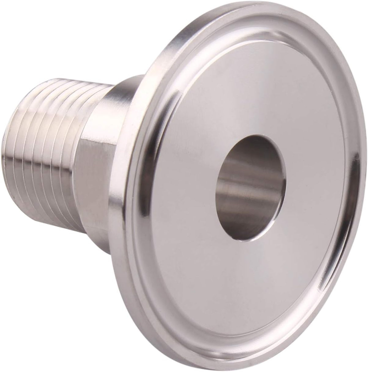 DERNORD 1.5 Inch Sanitary Tri Clamp to 1/2" Male Tri Clover