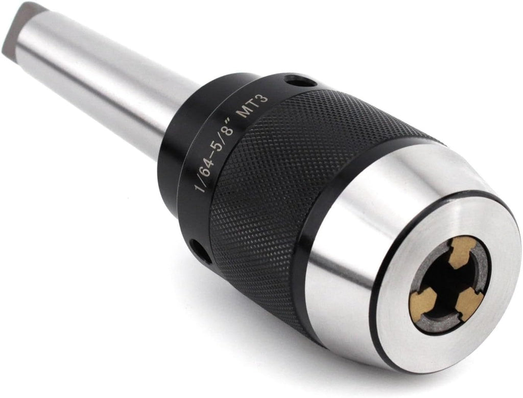MT3 Keyless Drill Chuck 1/64" - 5/8" Titanium Jaws